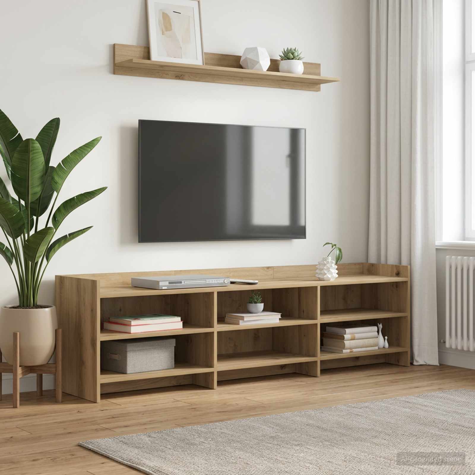 vidaXL Szafka pod telewizor 168 x 33 x 47 cm Dąb artisan