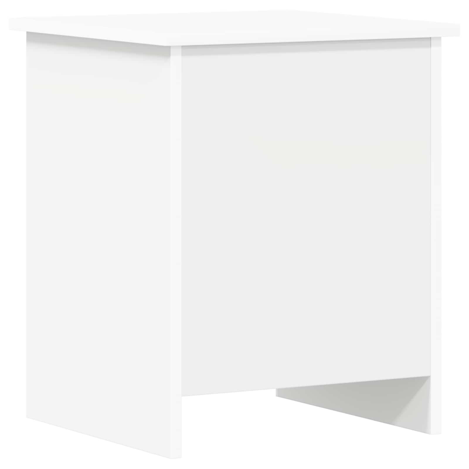 vidaXL Skrzynia na przechowywanie Biały 40 x 40 x 50 cm