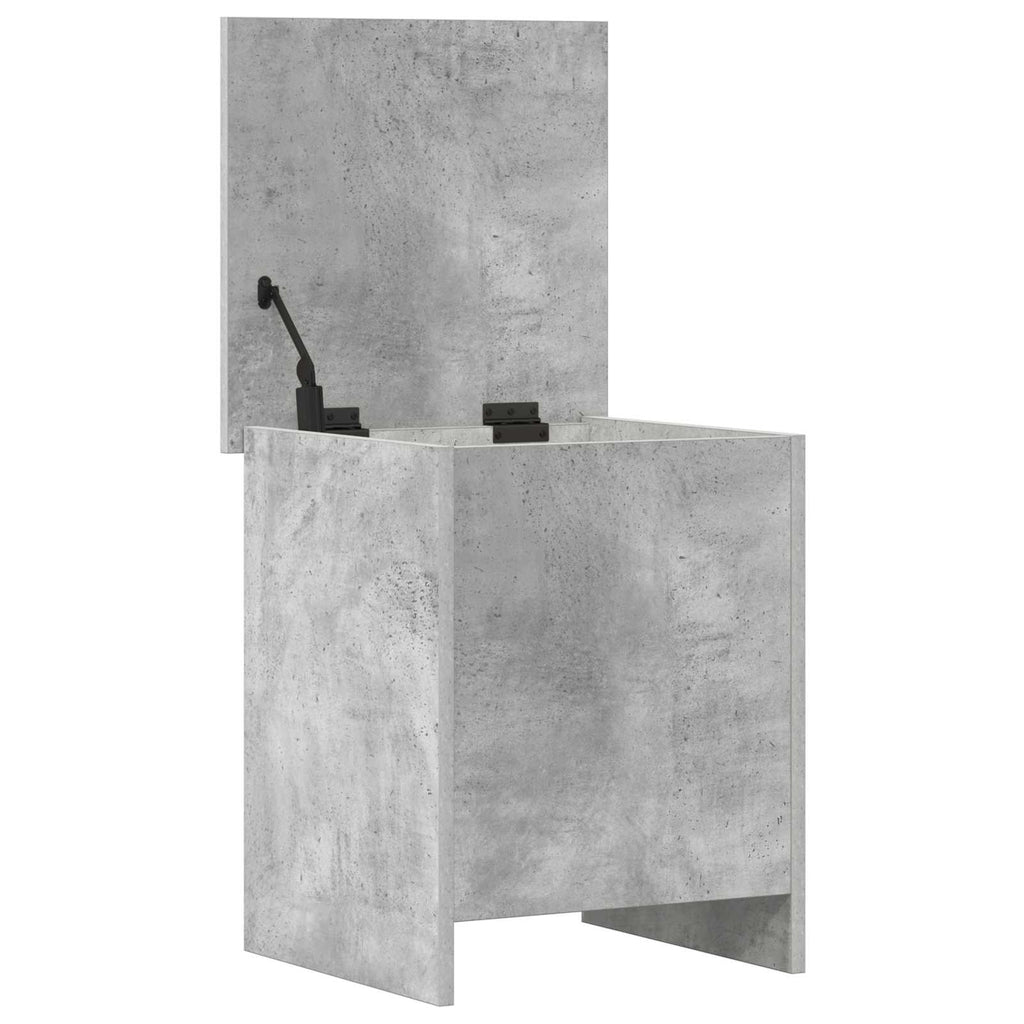 vidaXL Skrzynia na przechowywanie Betonowy szary 40 x 40 x 50 cm