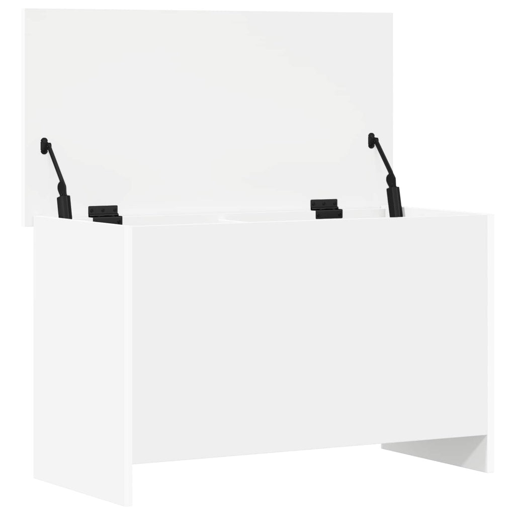 vidaXL Skrzynia na przechowywanie Biały 80 x 40 x 50 cm