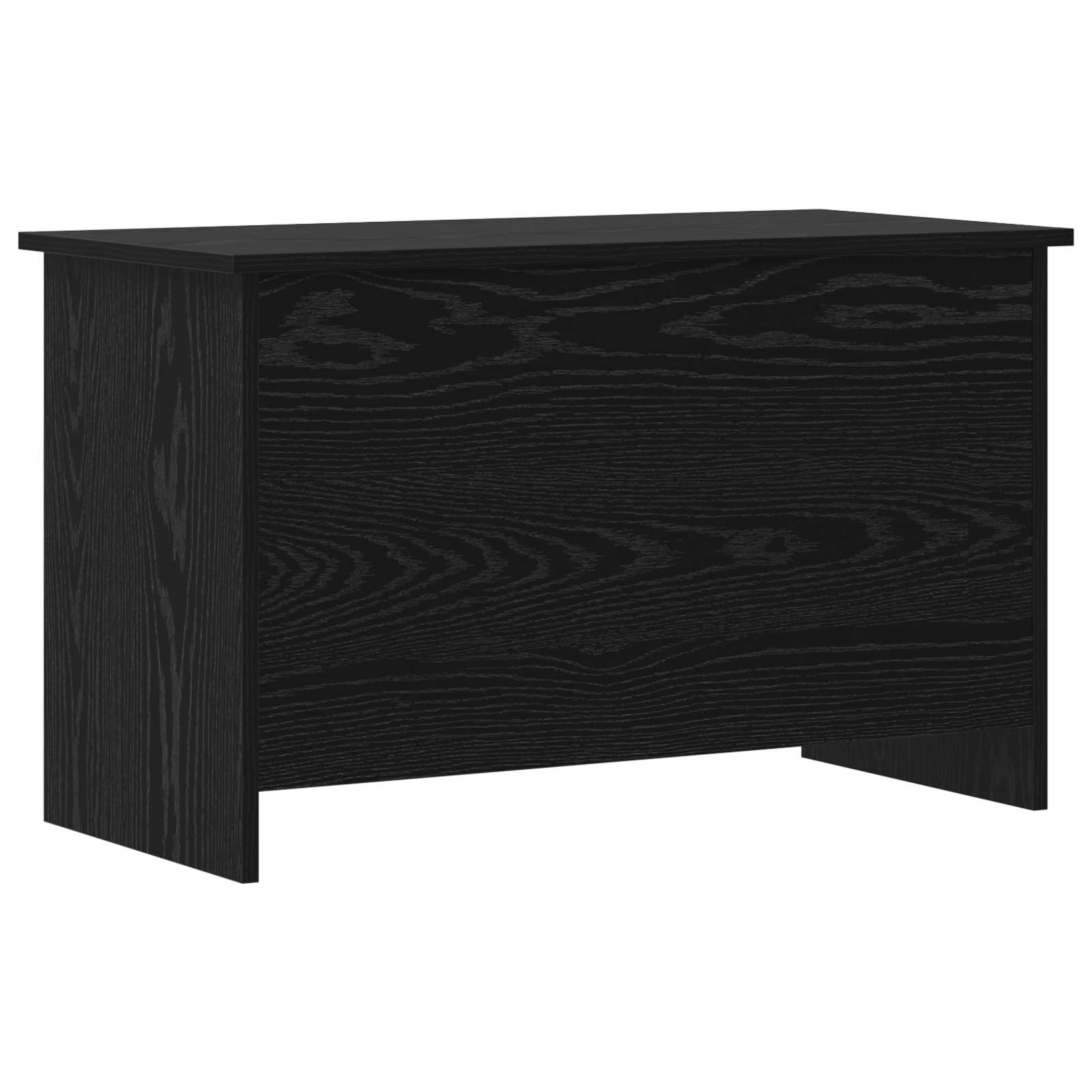 vidaXL Skrzynia na przechowywanie Czarny dąb 80 x 40 x 50 cm