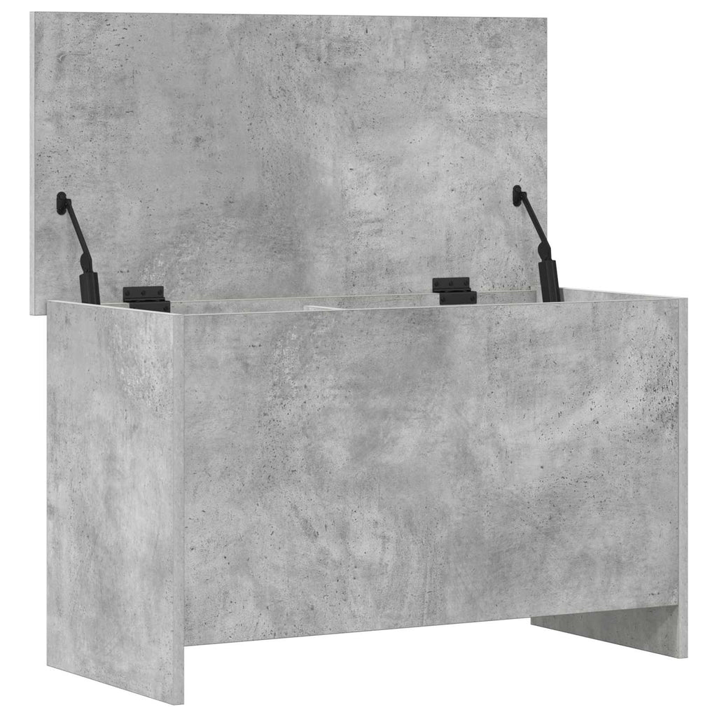vidaXL Skrzynia na przechowywanie Betonowy szary 80 x 40 x 50 cm