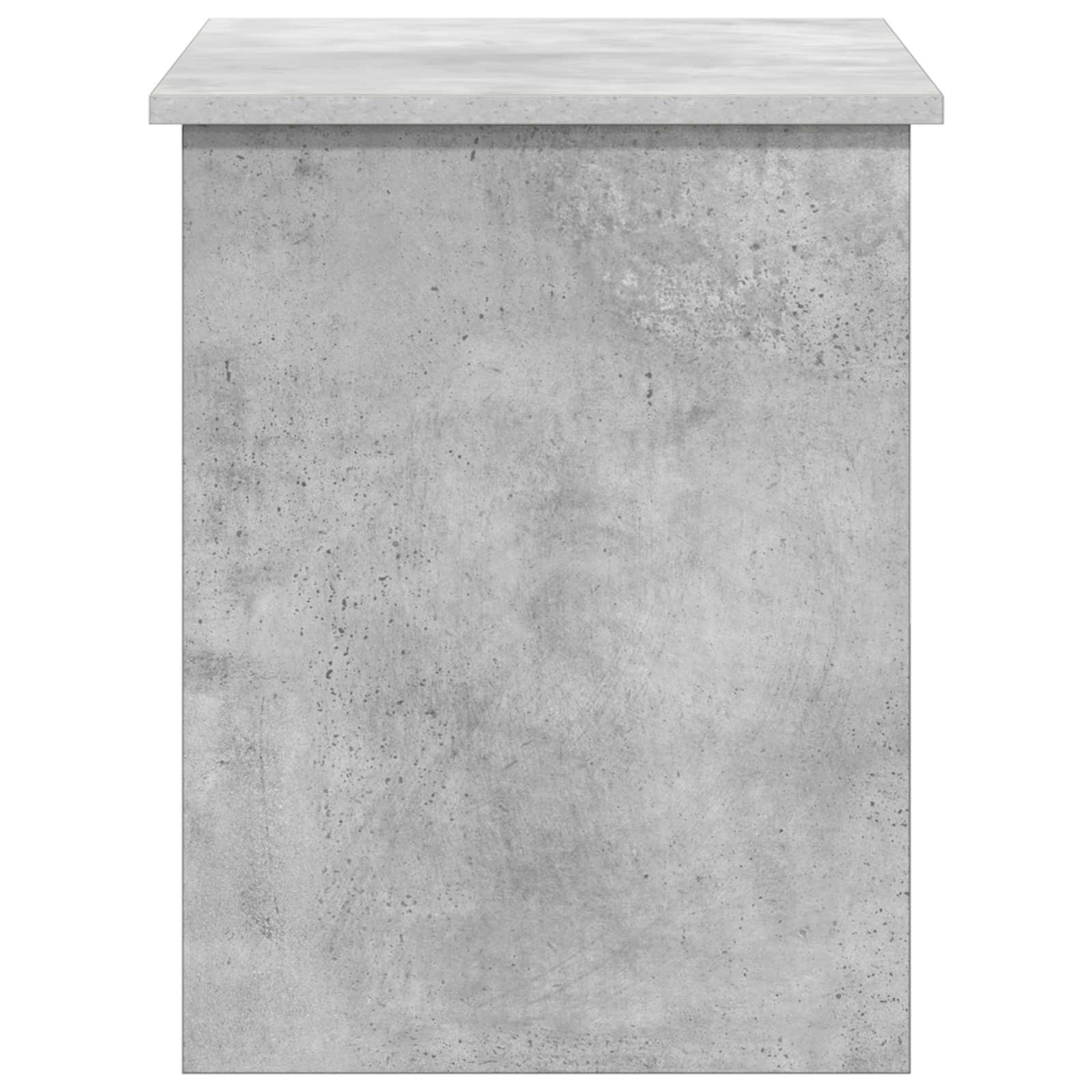 vidaXL Skrzynia na przechowywanie Betonowy szary 80 x 40 x 50 cm