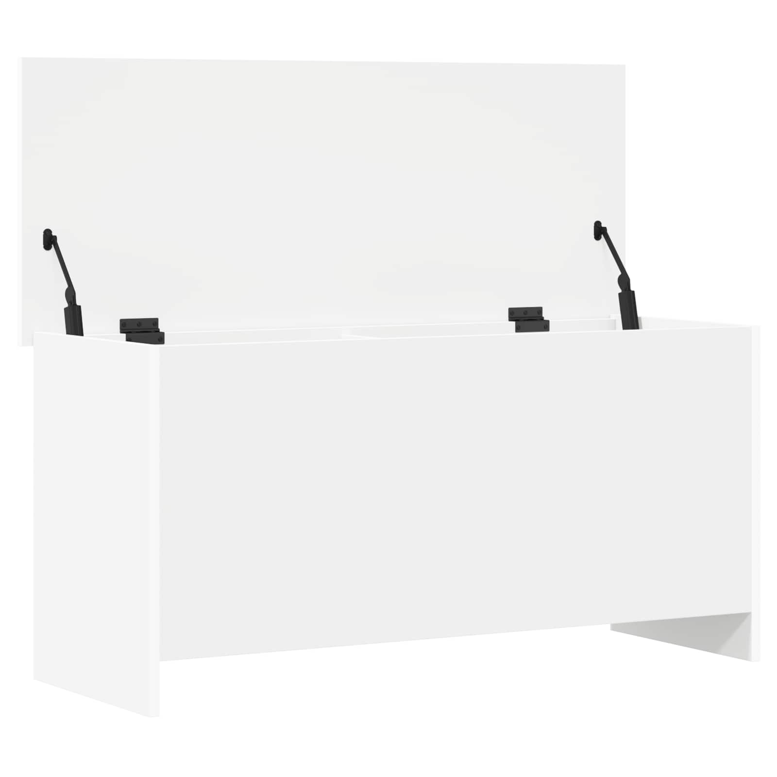 vidaXL Skrzynia na przechowywanie Biały 100 x 40 x 50 cm
