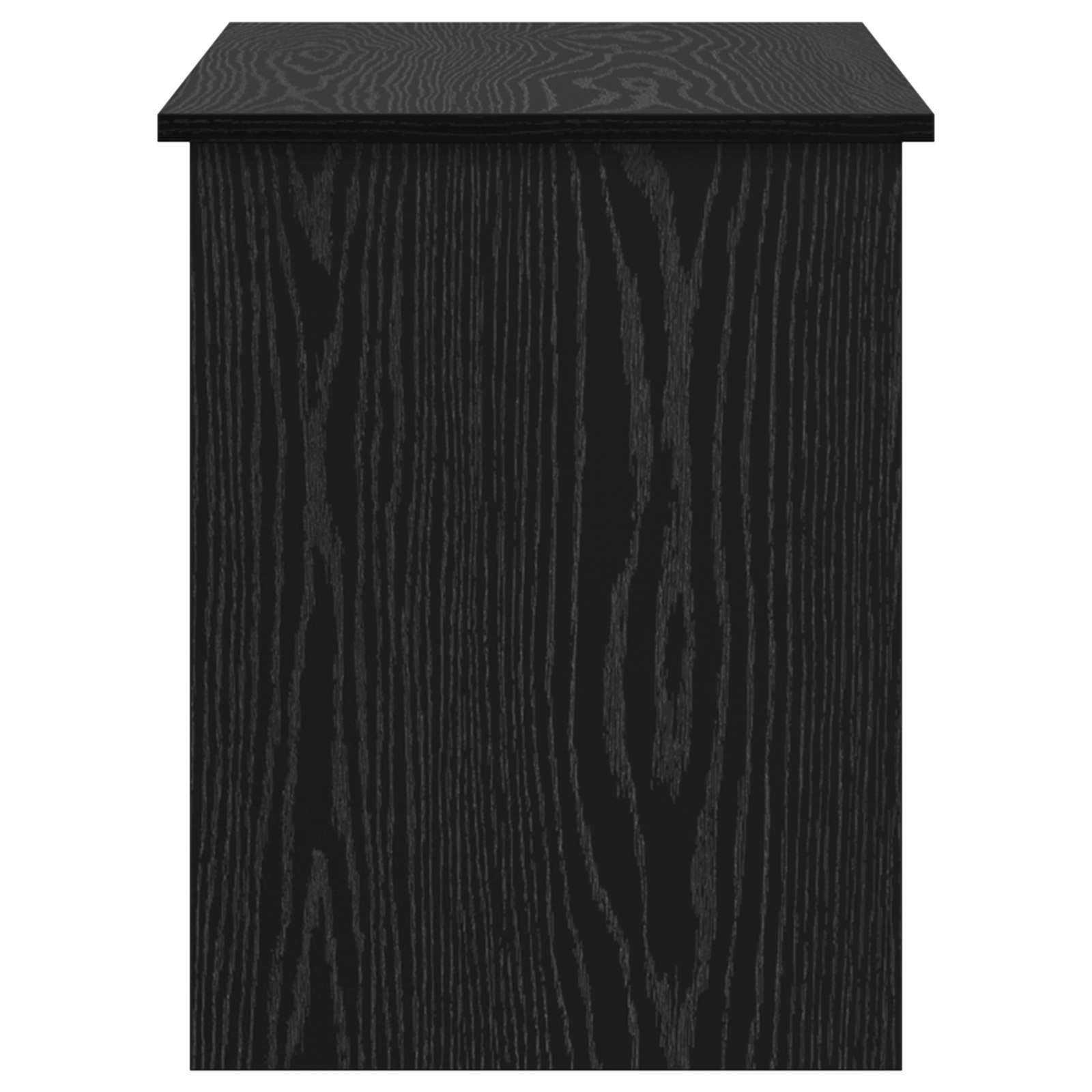 vidaXL Skrzynia na przechowywanie Czarny dąb 100 x 40 x 50 cm