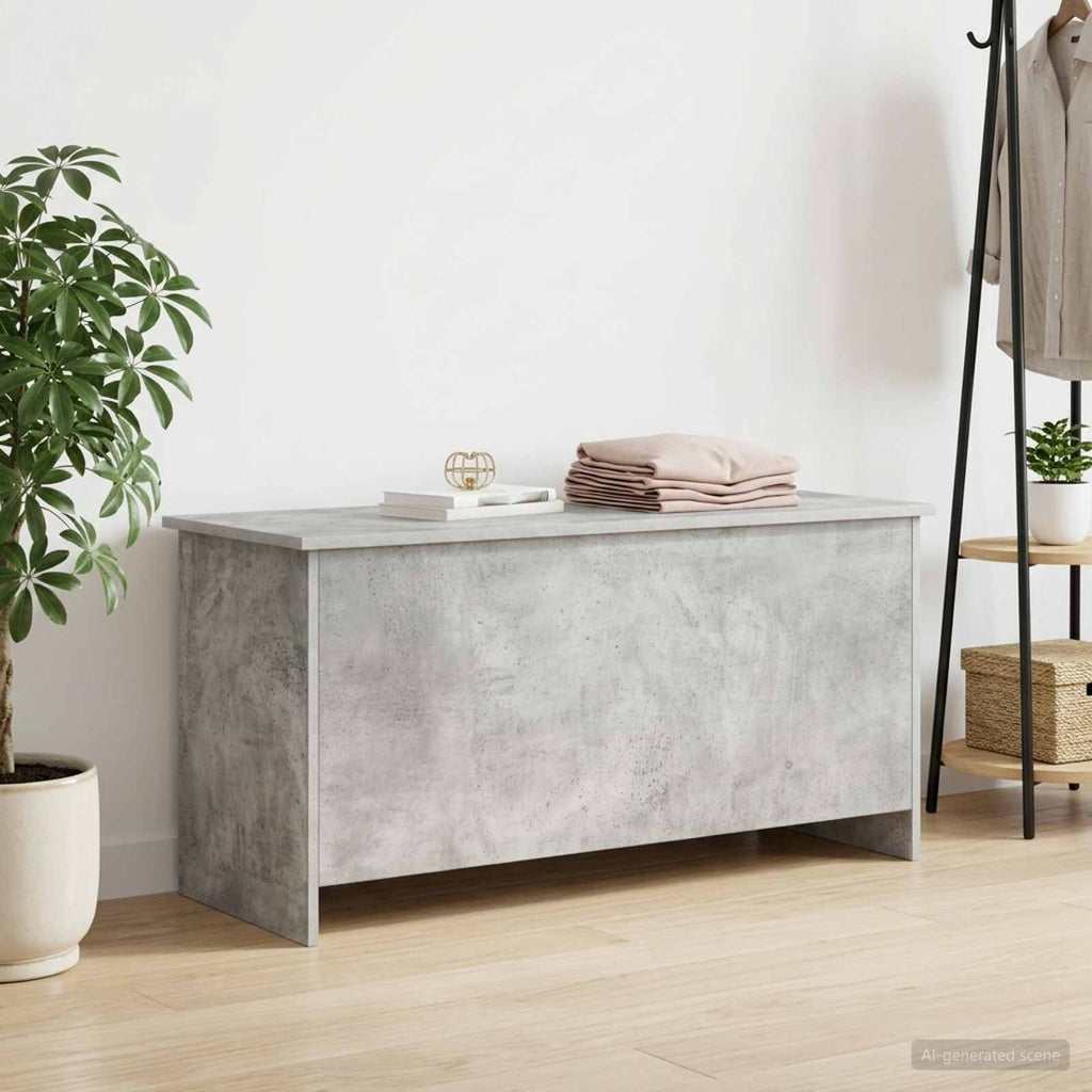vidaXL Skrzynia na przechowywanie Betonowy szary 100 x 40 x 50 cm