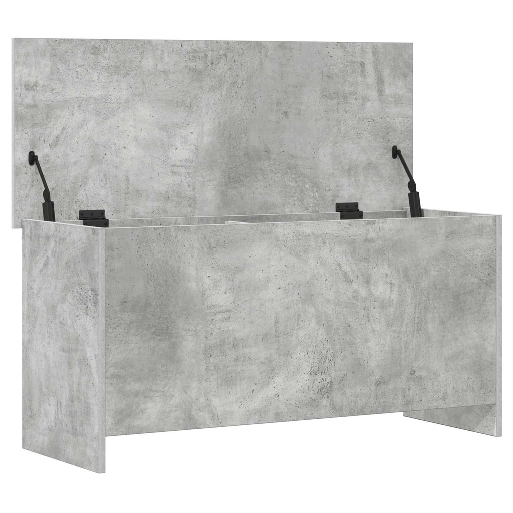 vidaXL Skrzynia na przechowywanie Betonowy szary 100 x 40 x 50 cm