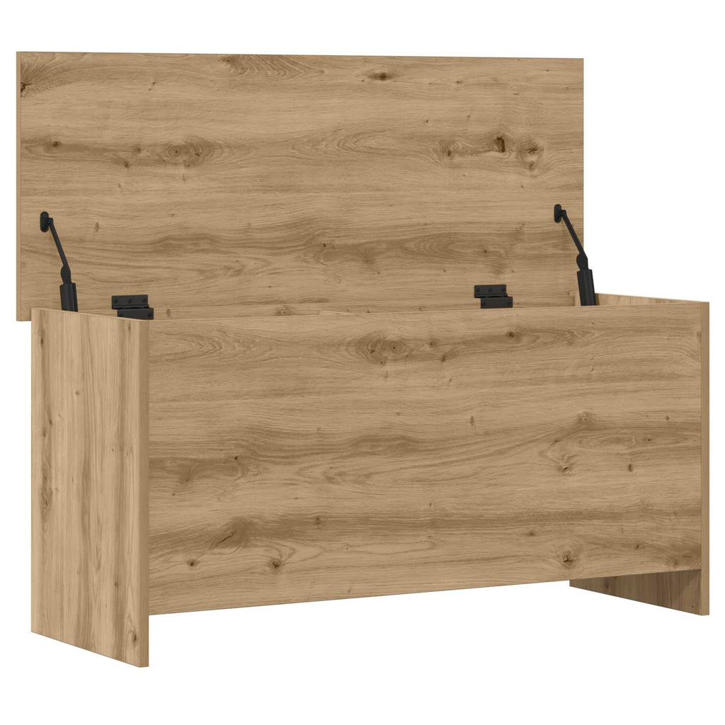 vidaXL Skrzynia na przechowywanie Dąb artisan 100 x 40 x 50 cm