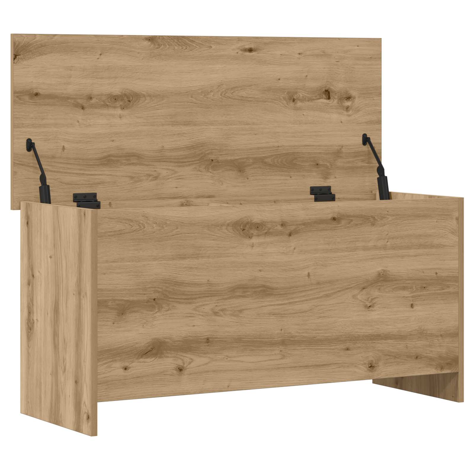 vidaXL Skrzynia na przechowywanie Dąb artisan 100 x 40 x 50 cm