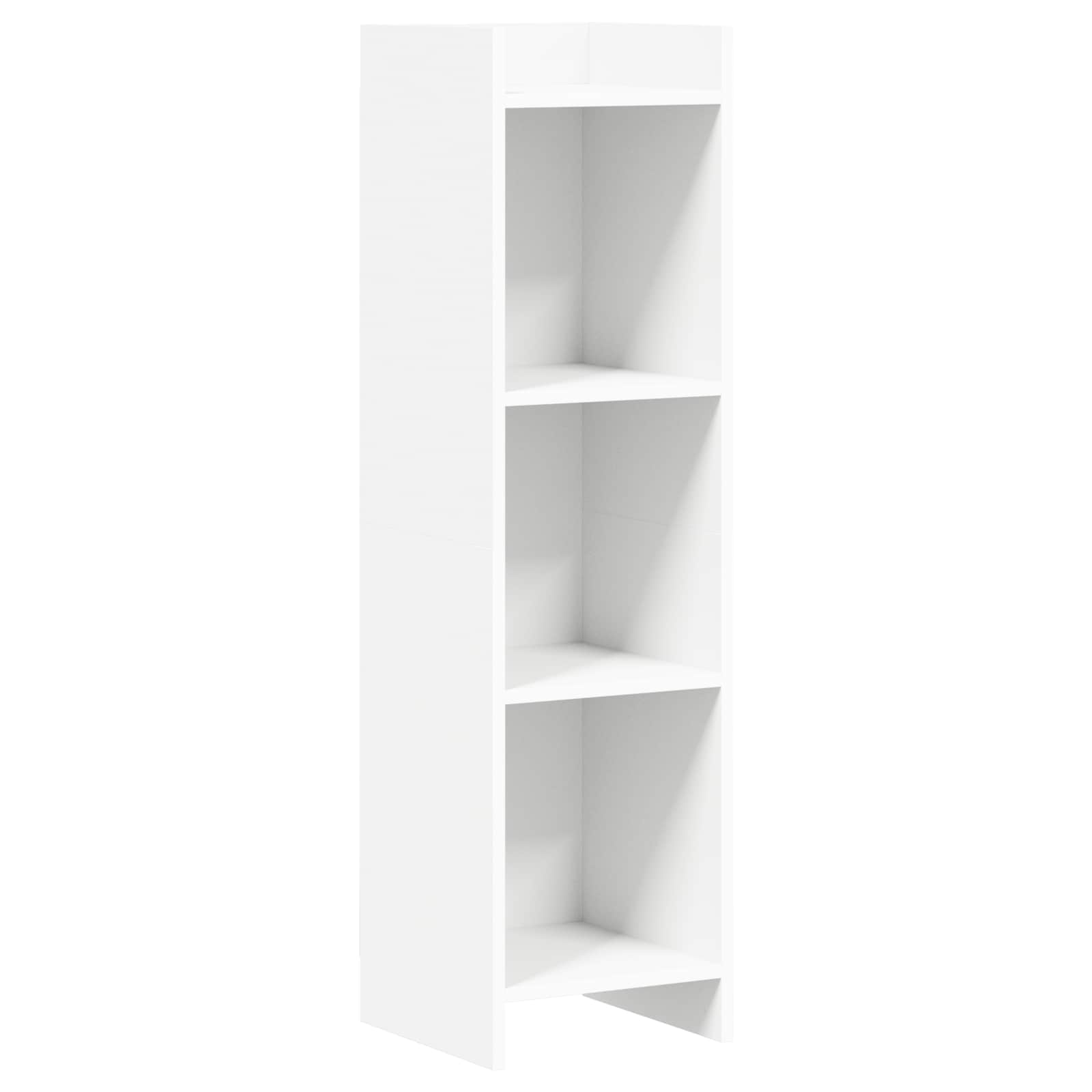 vidaXL Półka na książki Biały 30 x 30 x 111 cm Drewno inżynieryjne