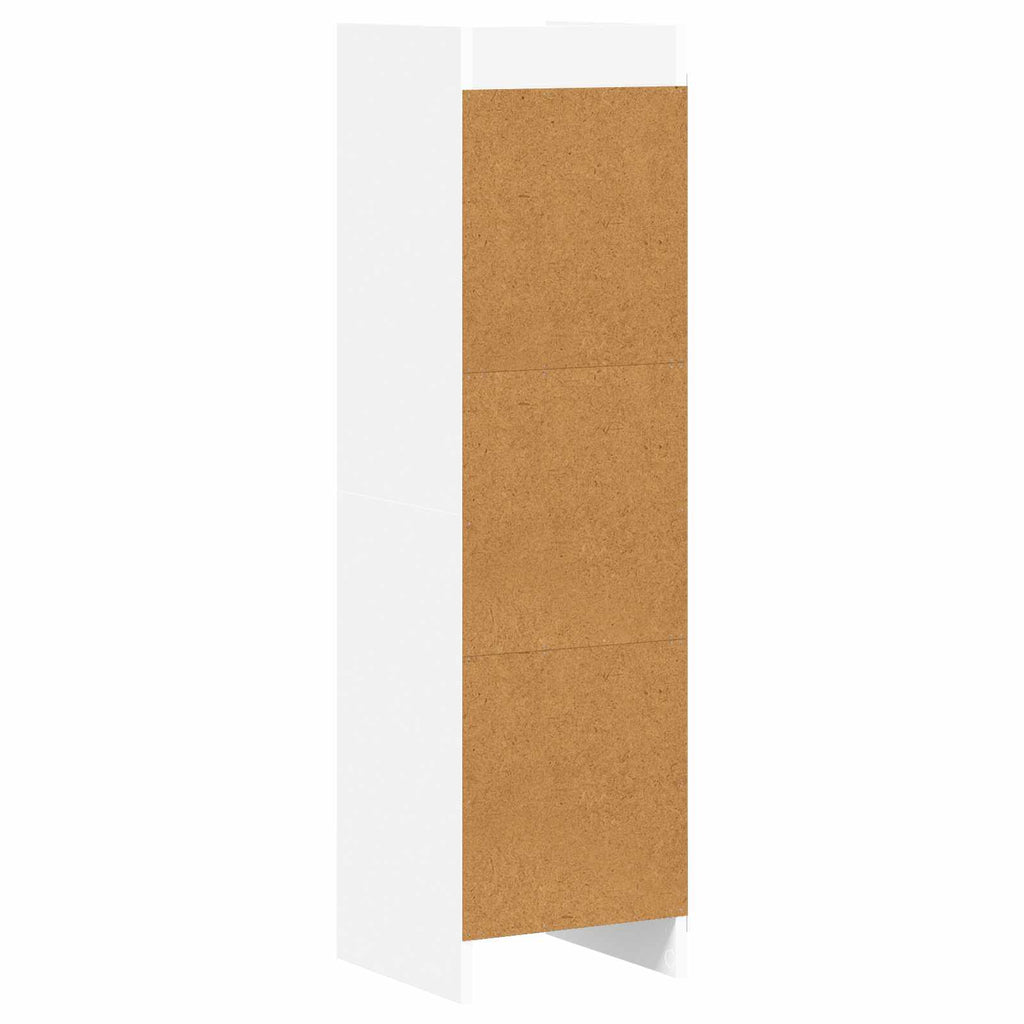 vidaXL Półka na książki Biały 30 x 30 x 111 cm Drewno inżynieryjne