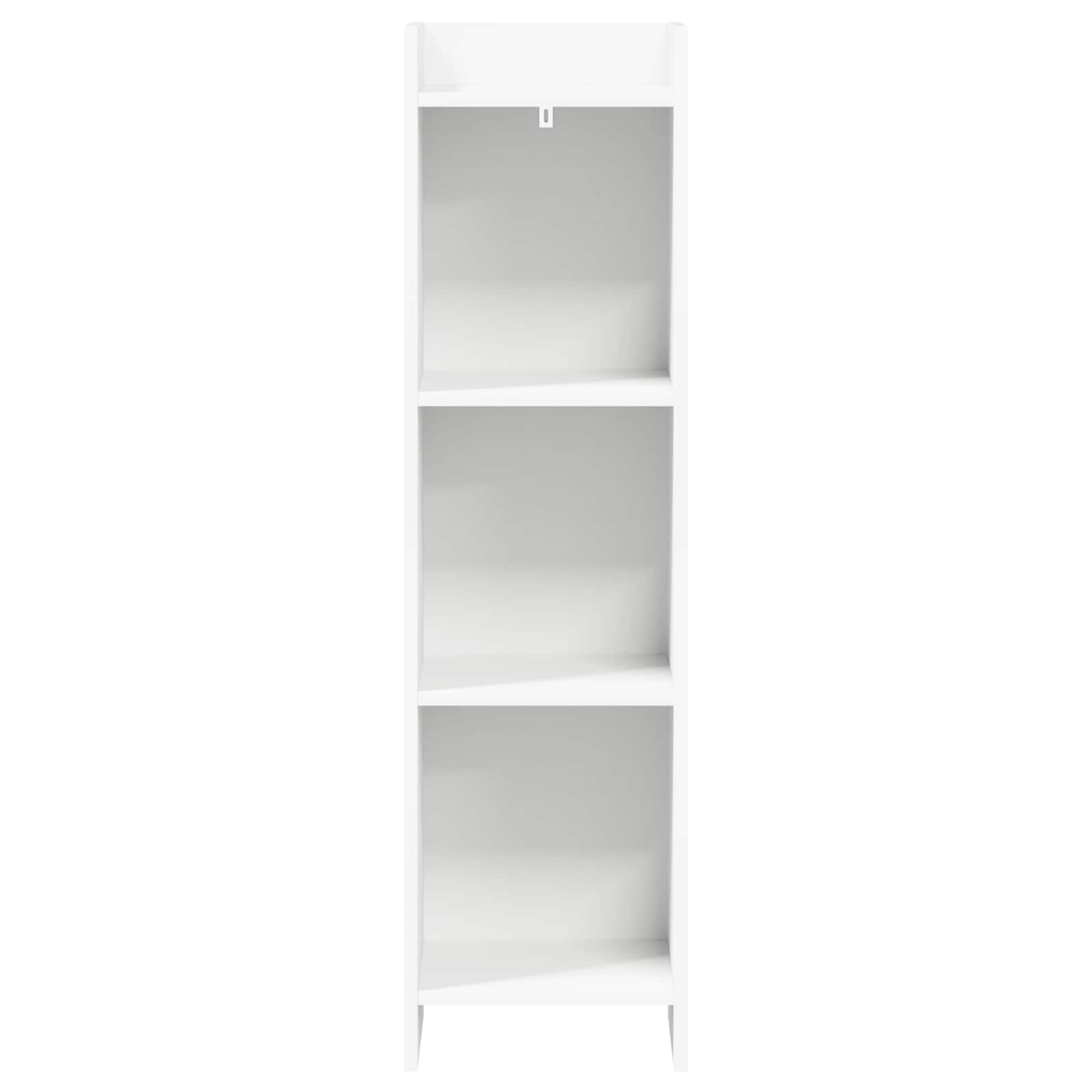 vidaXL Półka na książki Biały 30 x 30 x 111 cm Drewno inżynieryjne