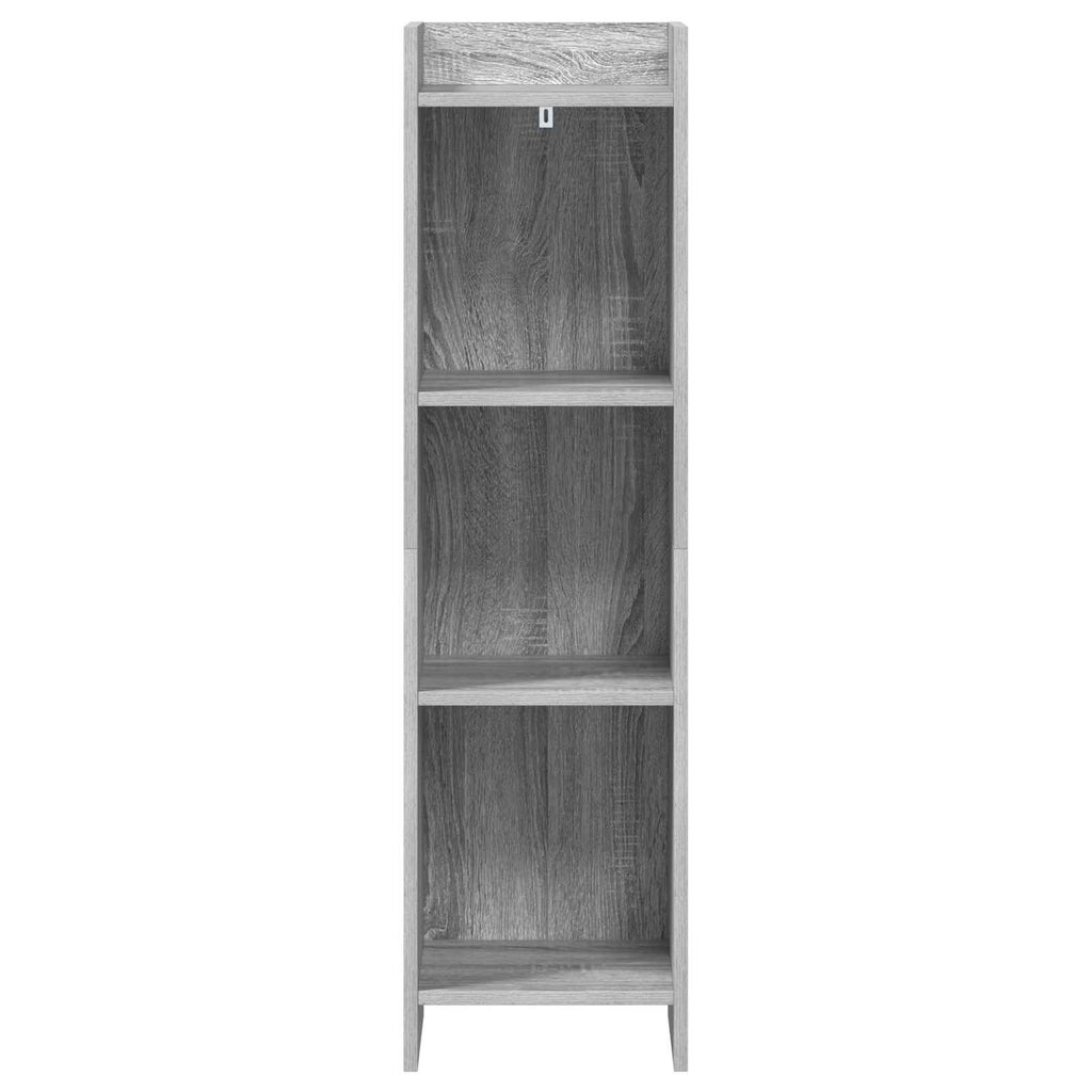 vidaXL Półka na książki Szary Sonoma 30 x 30 x 111 cm