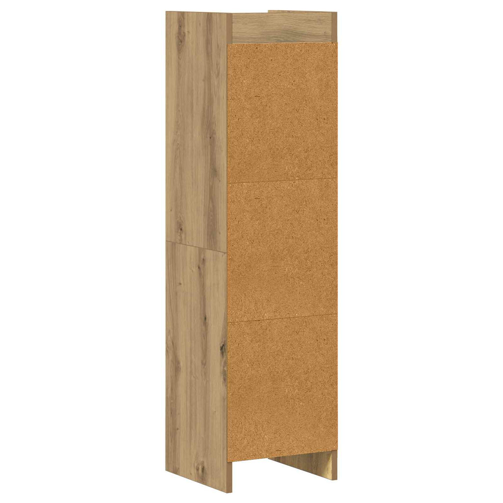 vidaXL Półka na książki 3 poziomy 30 x 30 x 111 cm Drewno inżynieryjne