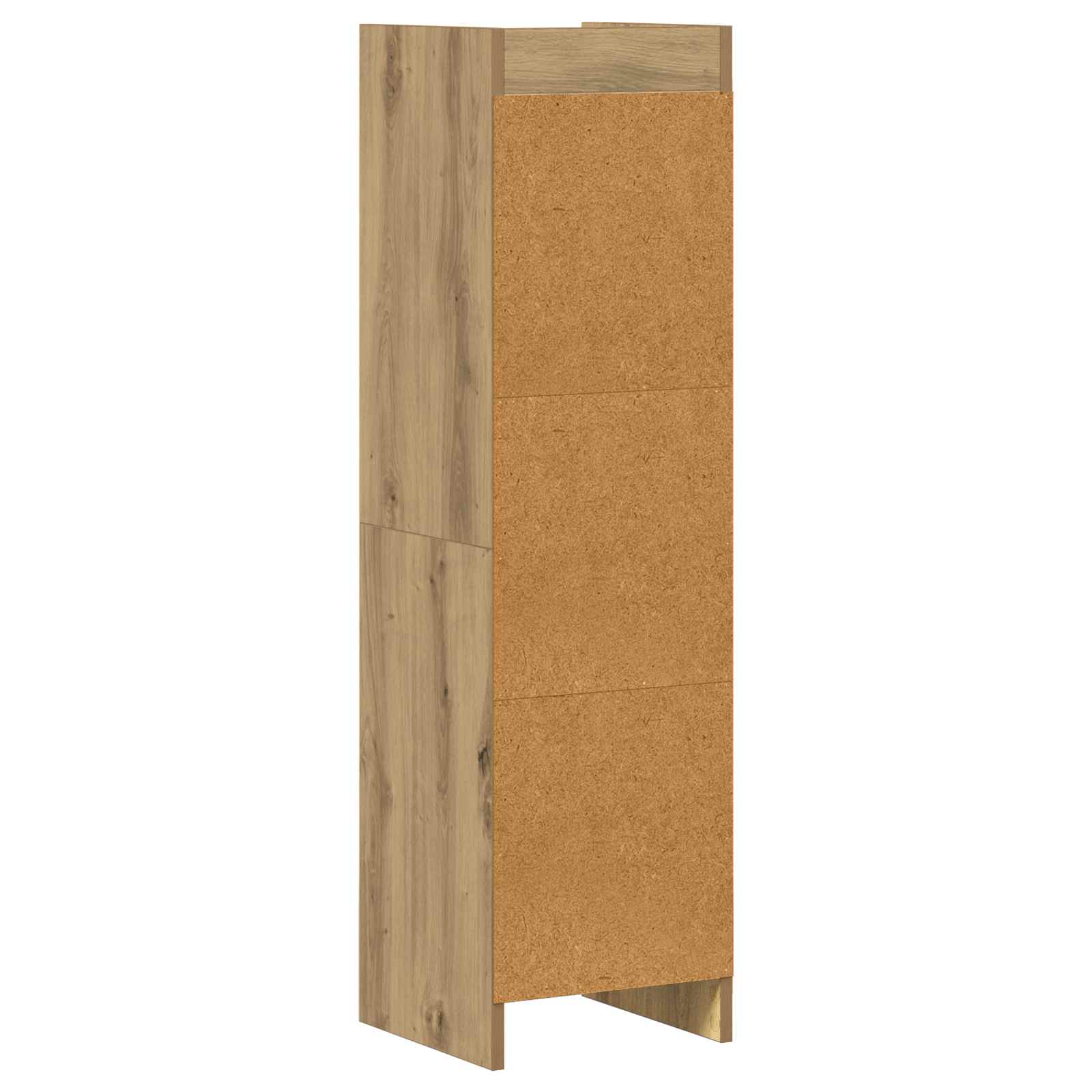 vidaXL Półka na książki 3 poziomy 30 x 30 x 111 cm Drewno inżynieryjne