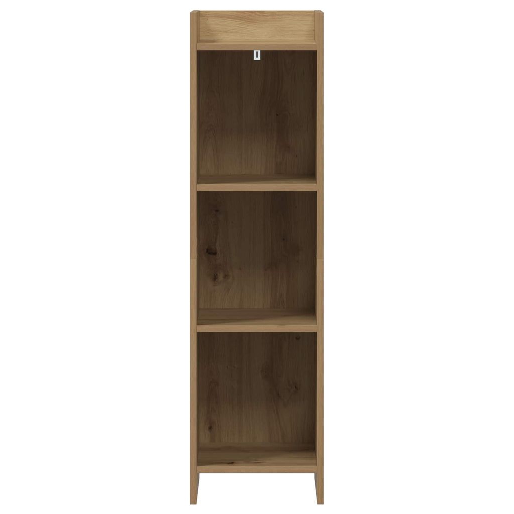 vidaXL Półka na książki 3 poziomy 30 x 30 x 111 cm Drewno inżynieryjne