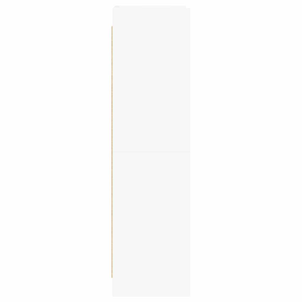 vidaXL Półka na książki Biały 59 x 30 x 111 cm Drewno inżynieryjne