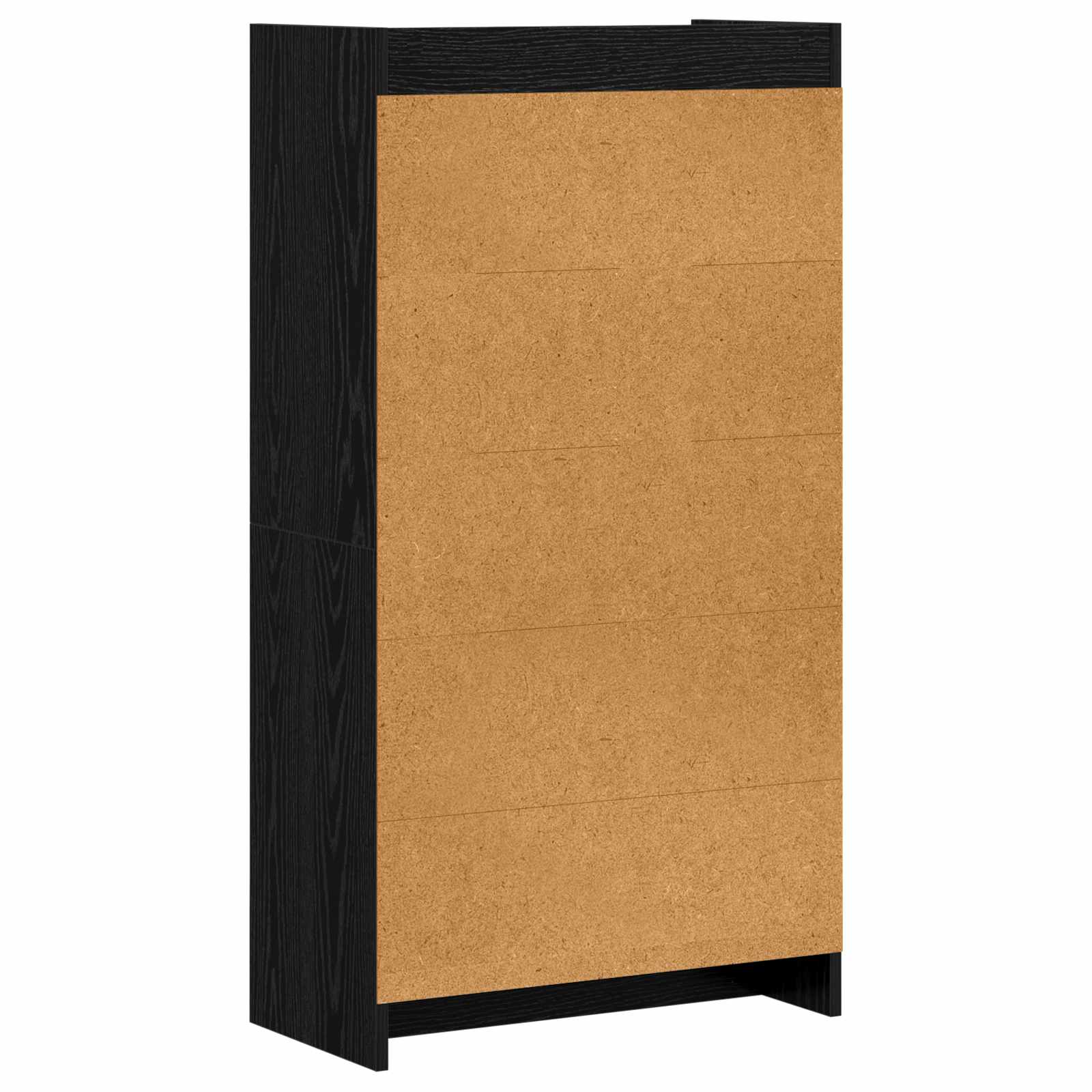 vidaXL Półka na książki Czarny dąb 59 x 30 x 111 cm