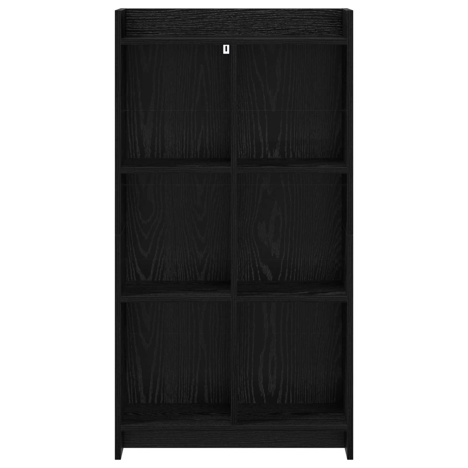 vidaXL Półka na książki Czarny dąb 59 x 30 x 111 cm