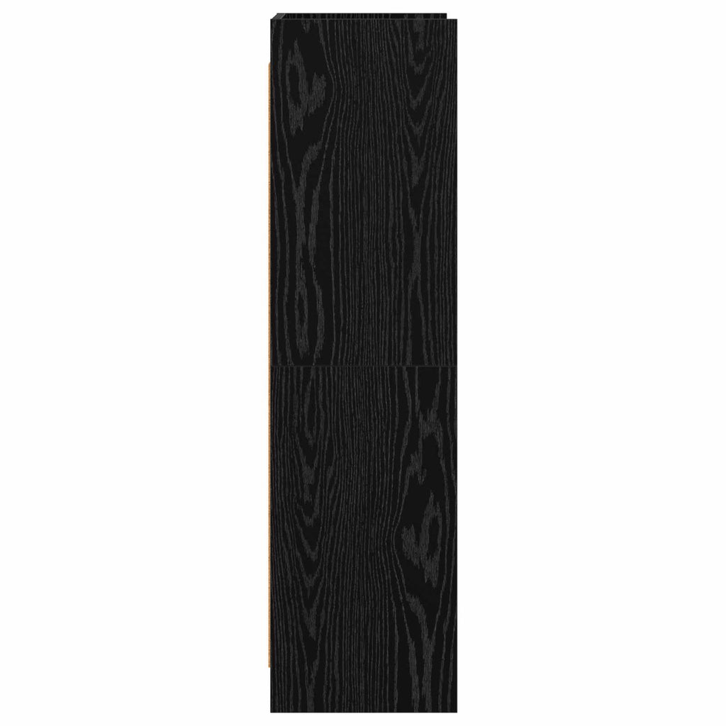 vidaXL Półka na książki Czarny dąb 59 x 30 x 111 cm
