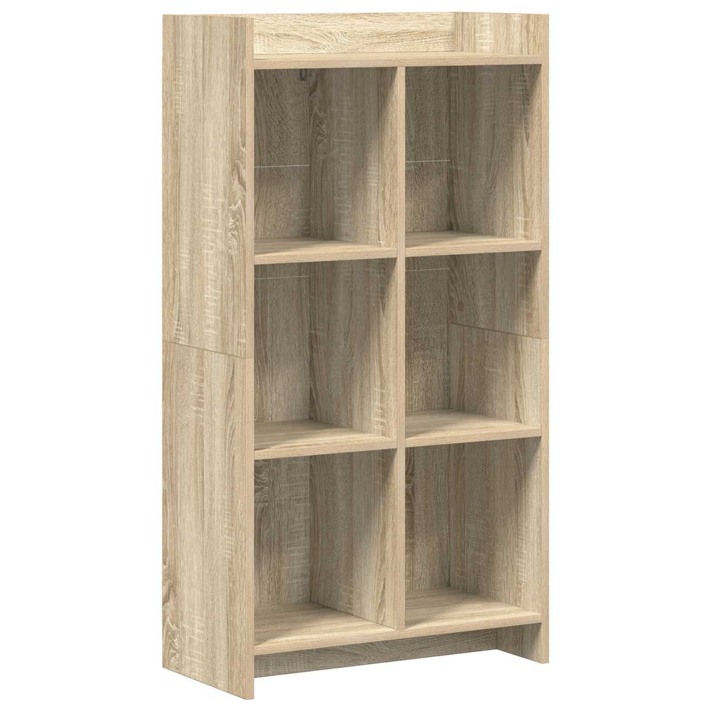 vidaXL Półka na książki dąb Sonoma 59 x 30 x 111 cm