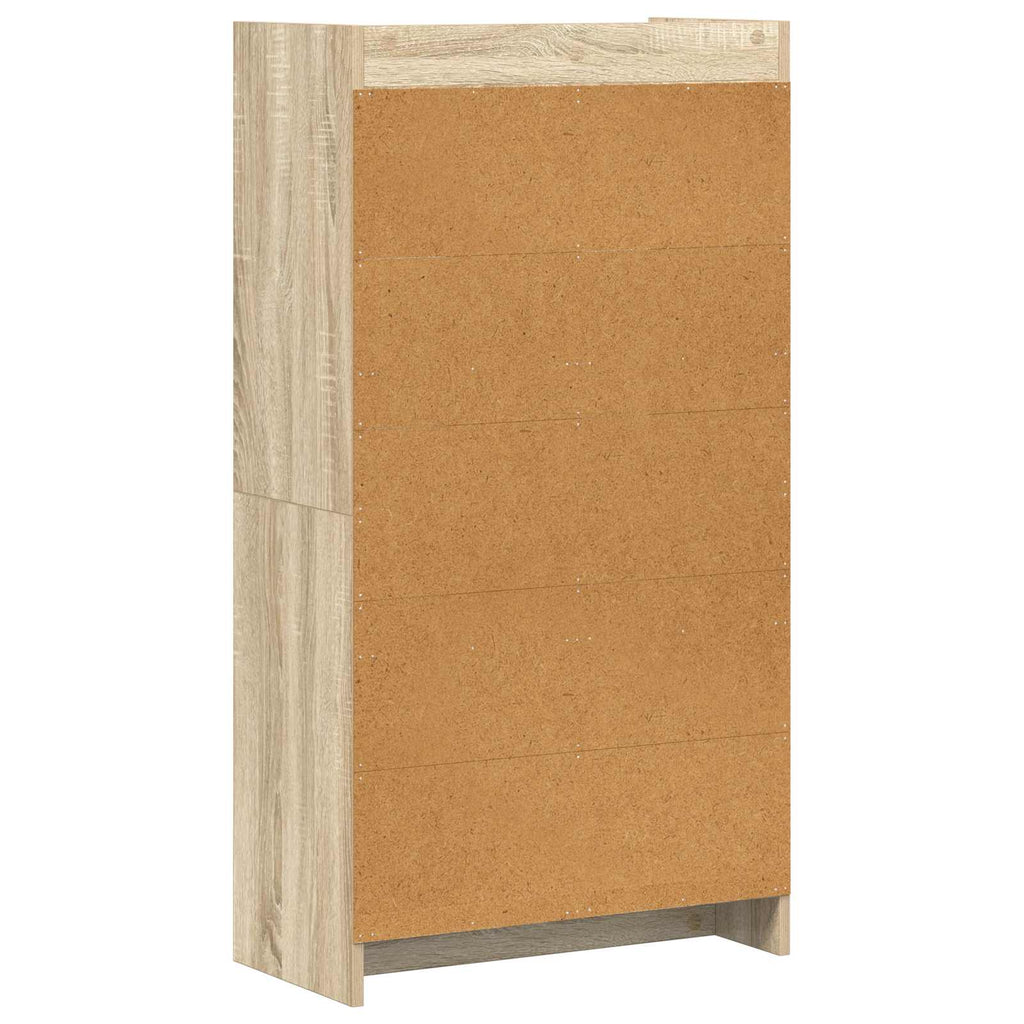 vidaXL Półka na książki dąb Sonoma 59 x 30 x 111 cm
