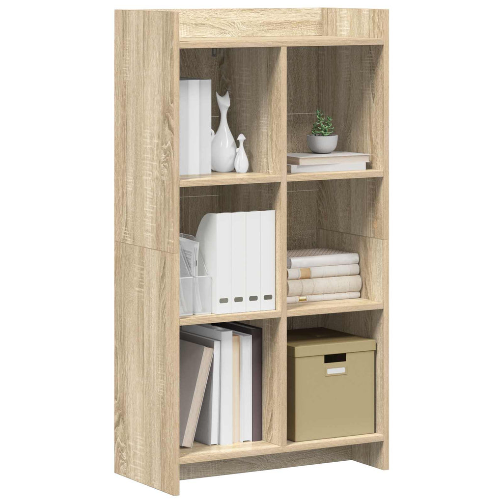 vidaXL Półka na książki dąb Sonoma 59 x 30 x 111 cm