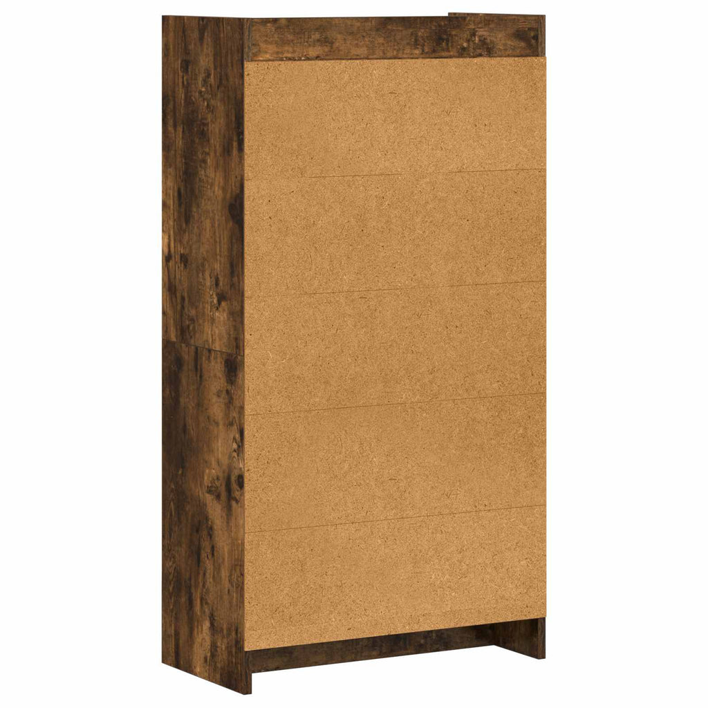 vidaXL Półka na książki Dąb wędzony 59 x 30 x 111 cm
