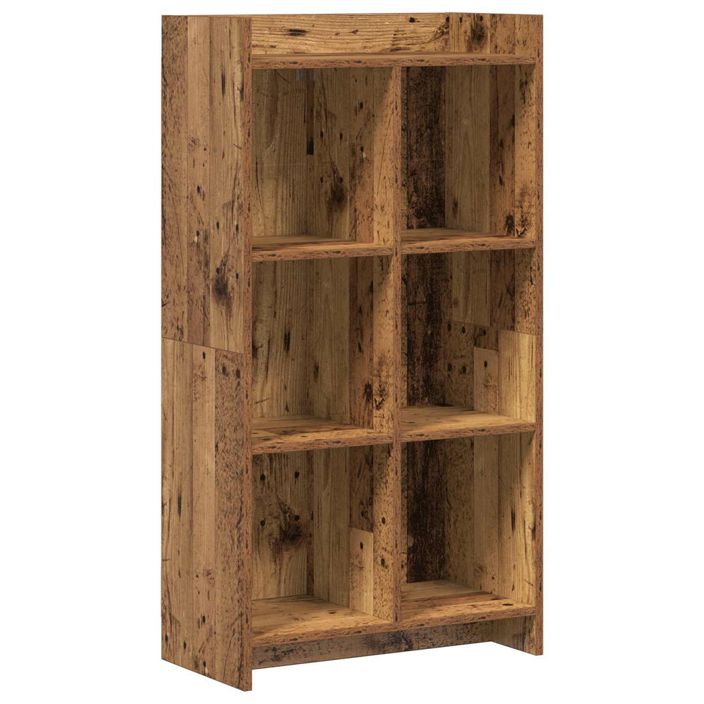vidaXL Półka na książki Stare drewno 59 x 30 x 111 cm