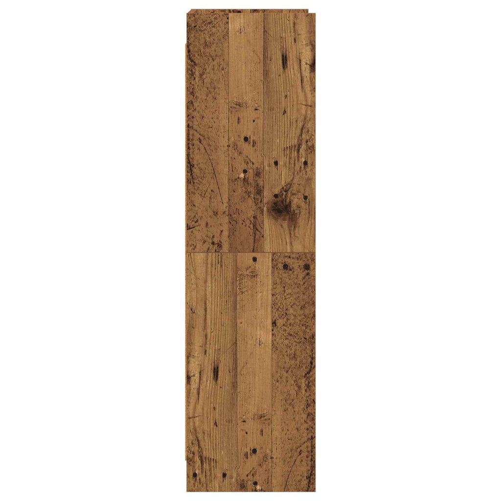vidaXL Półka na książki Stare drewno 59 x 30 x 111 cm