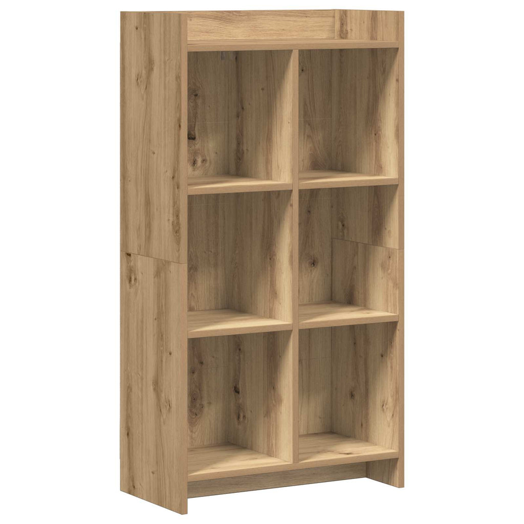 vidaXL Półka na książki 6 poziomy 59 x 30 x 111 cm Drewno inżynieryjne
