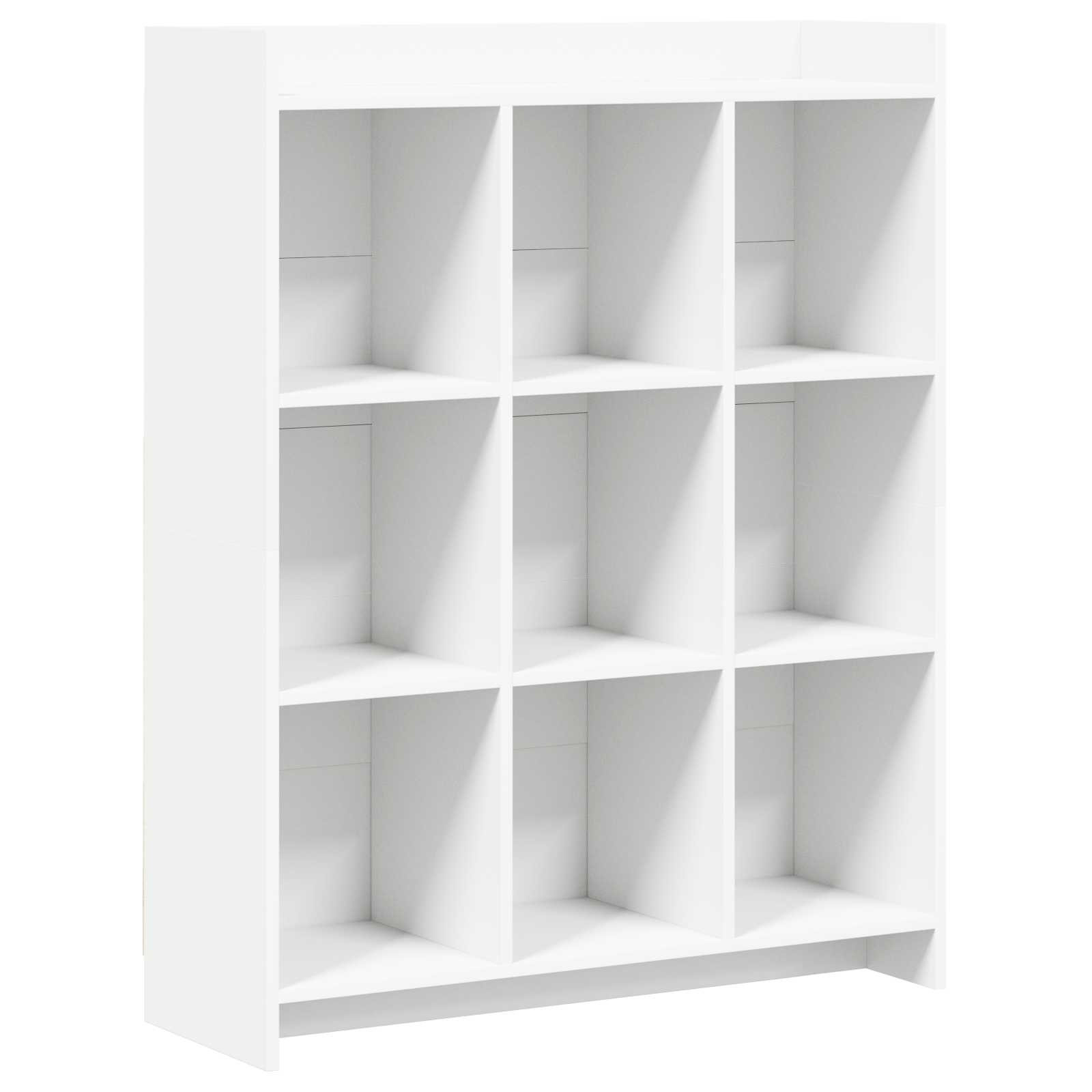 vidaXL Półka na książki Biały 87,5 x 30 x 111 cm Drewno inżynieryjne