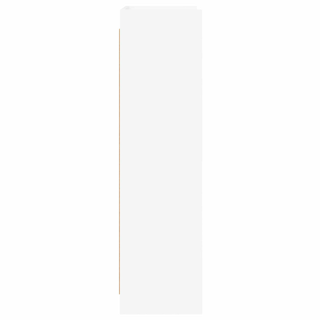 vidaXL Półka na książki Biały 87,5 x 30 x 111 cm Drewno inżynieryjne