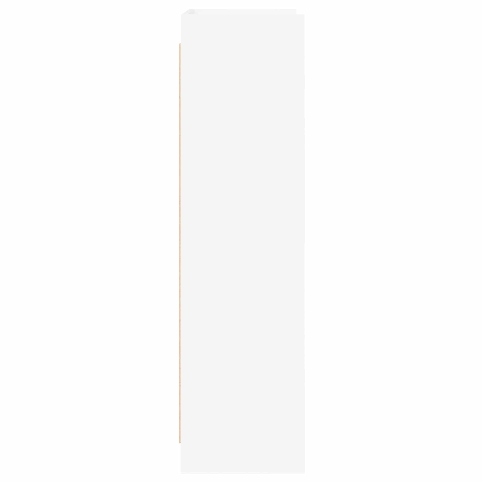 vidaXL Półka na książki Biały 87,5 x 30 x 111 cm Drewno inżynieryjne