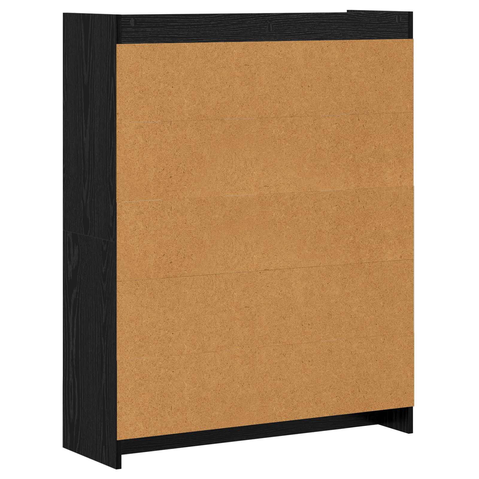 vidaXL Półka na książki Czarny dąb 87,5 x 30 x 111 cm