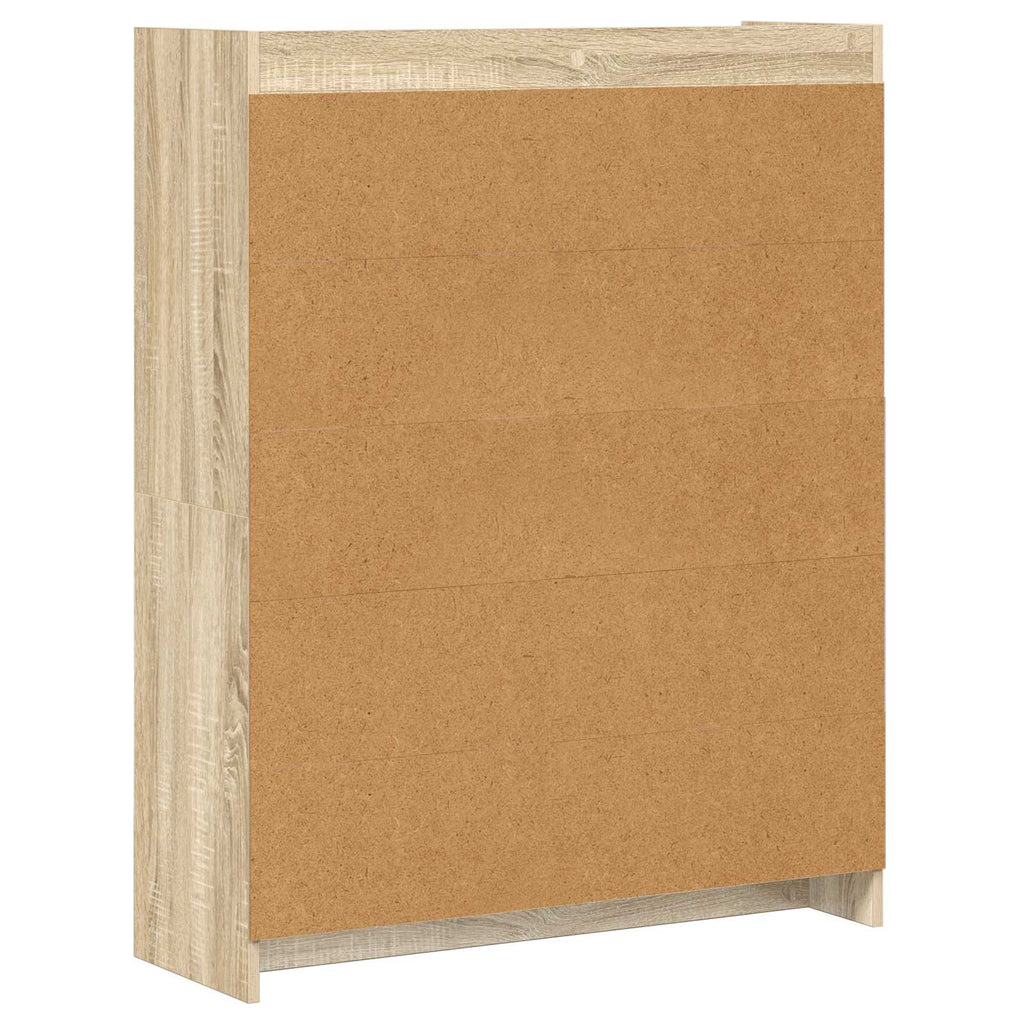 vidaXL Półka na książki dąb Sonoma 87,5 x 30 x 111 cm