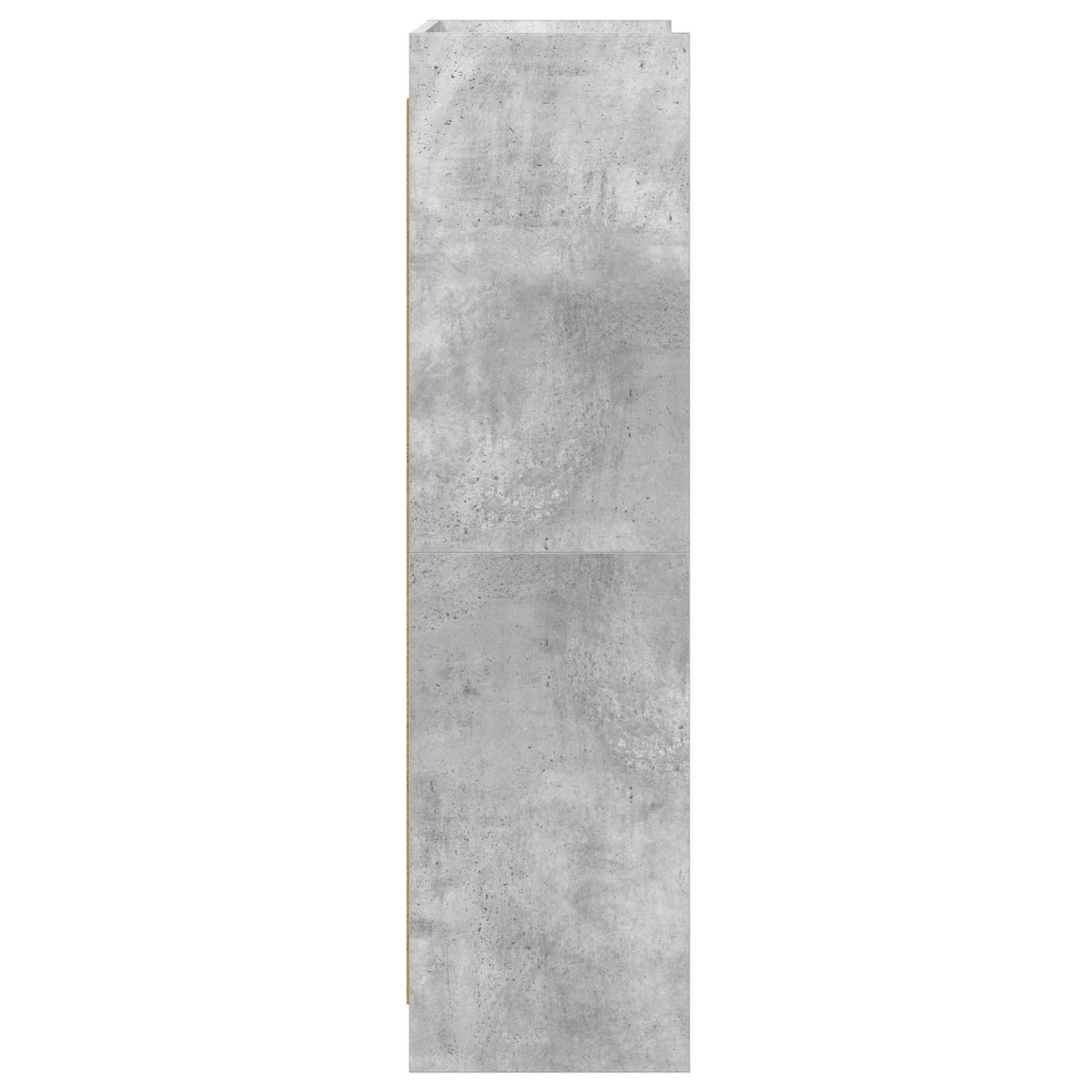vidaXL Półka na książki Szary beton 87,5 x 30 x 111 cm