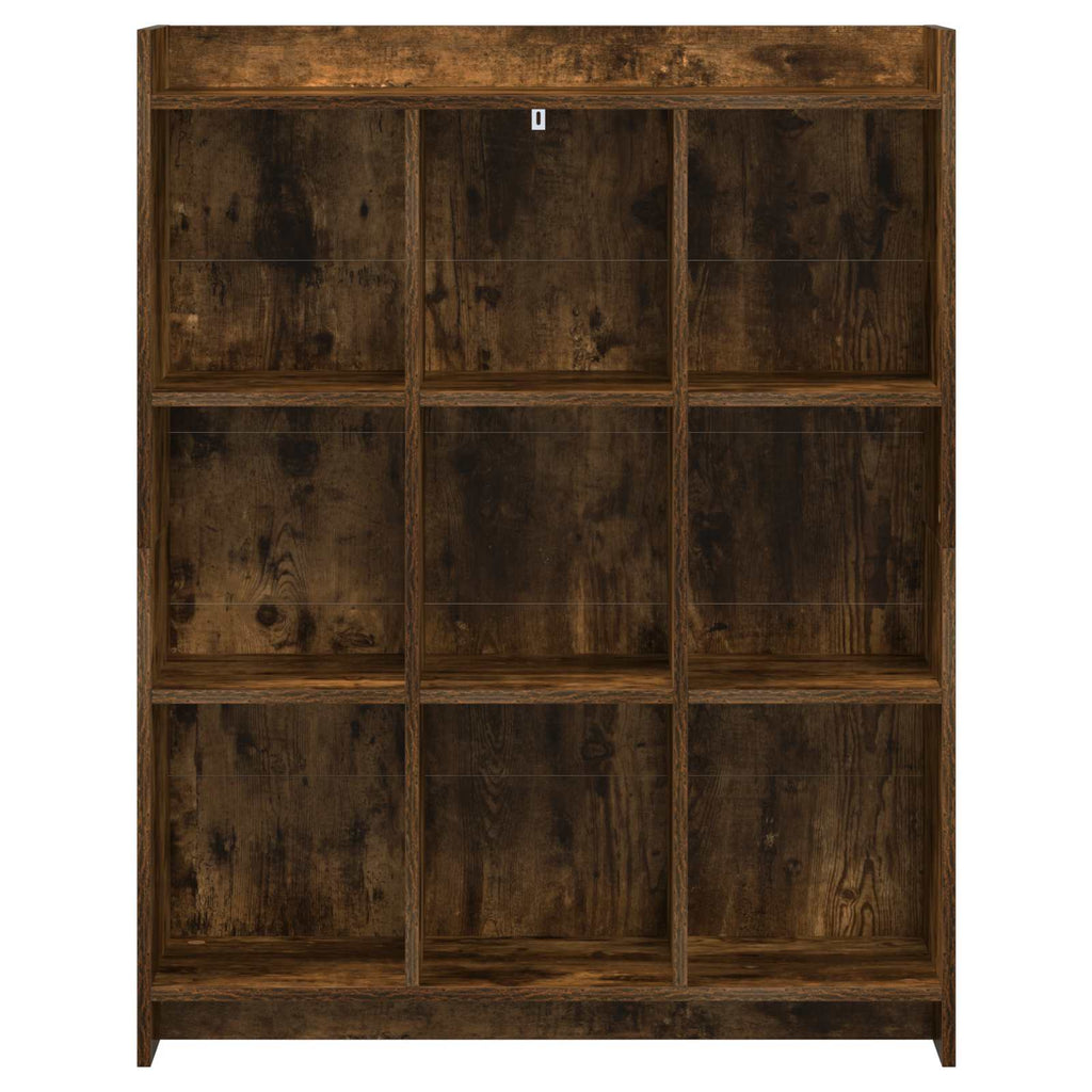 vidaXL Półka na książki Dąb wędzony 87,5 x 30 x 111 cm