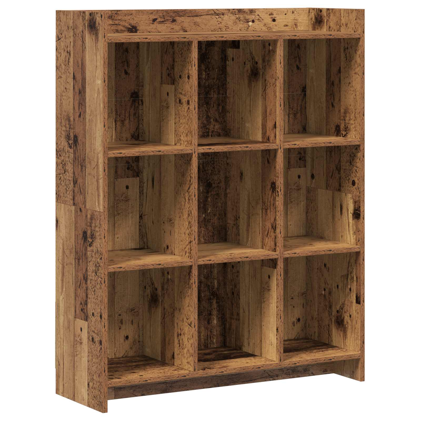 vidaXL Półka na książki Stare drewno 87,5 x 30 x 111 cm