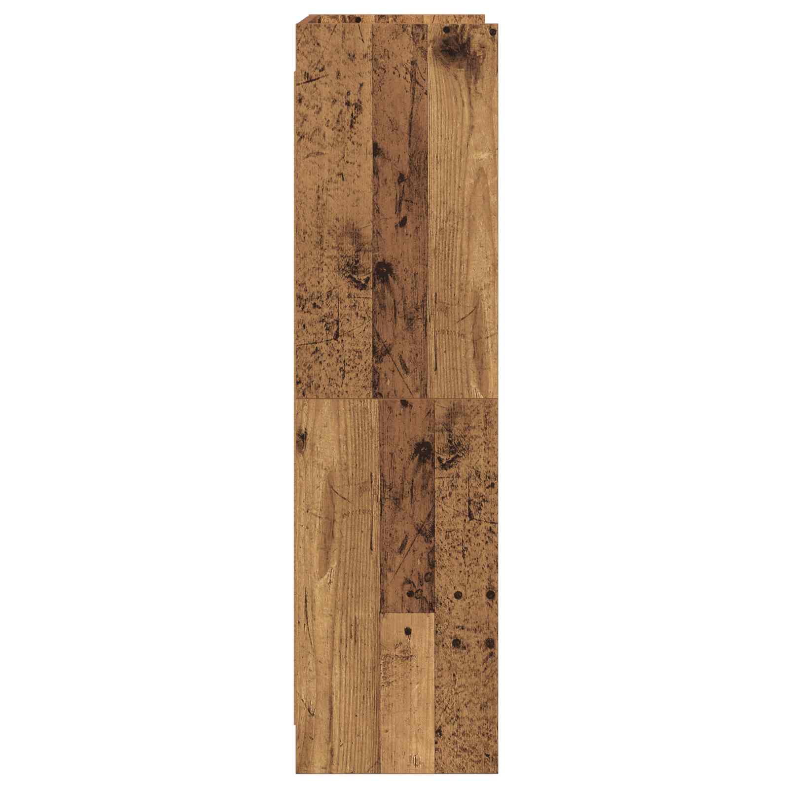 vidaXL Półka na książki Stare drewno 87,5 x 30 x 111 cm