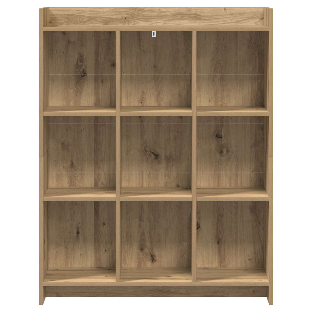 vidaXL Półka na książki 9 poziomy 87,5 x 30 x 111 cm Dąb artisian