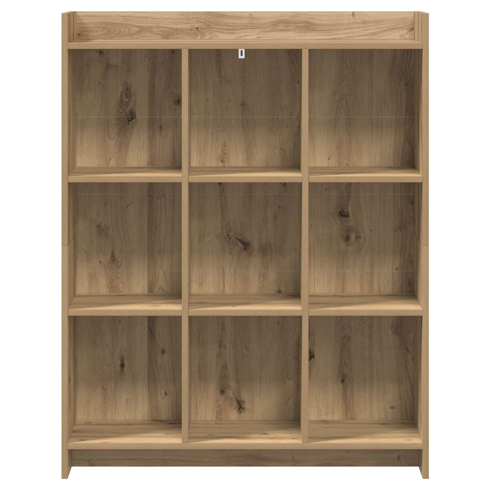 vidaXL Półka na książki 9 poziomy 87,5 x 30 x 111 cm Dąb artisian