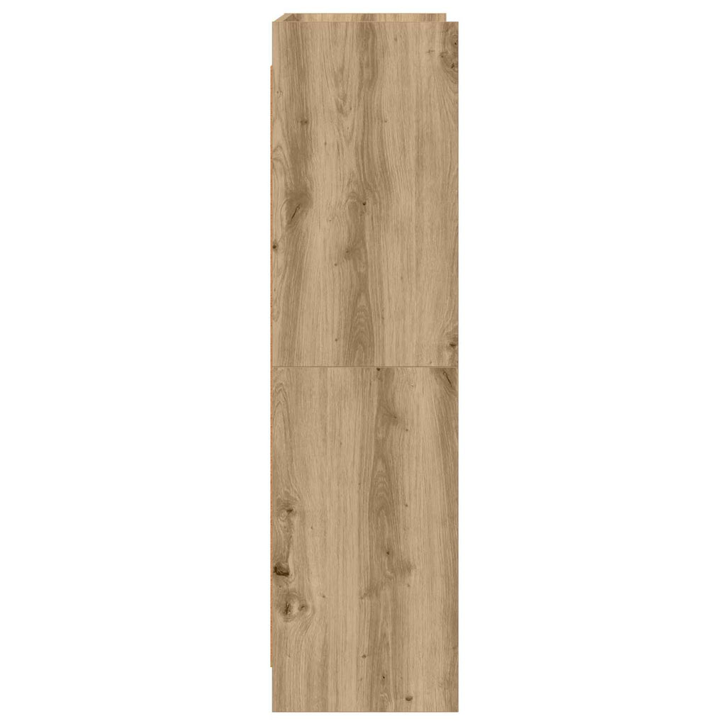 vidaXL Półka na książki 9 poziomy 87,5 x 30 x 111 cm Dąb artisian