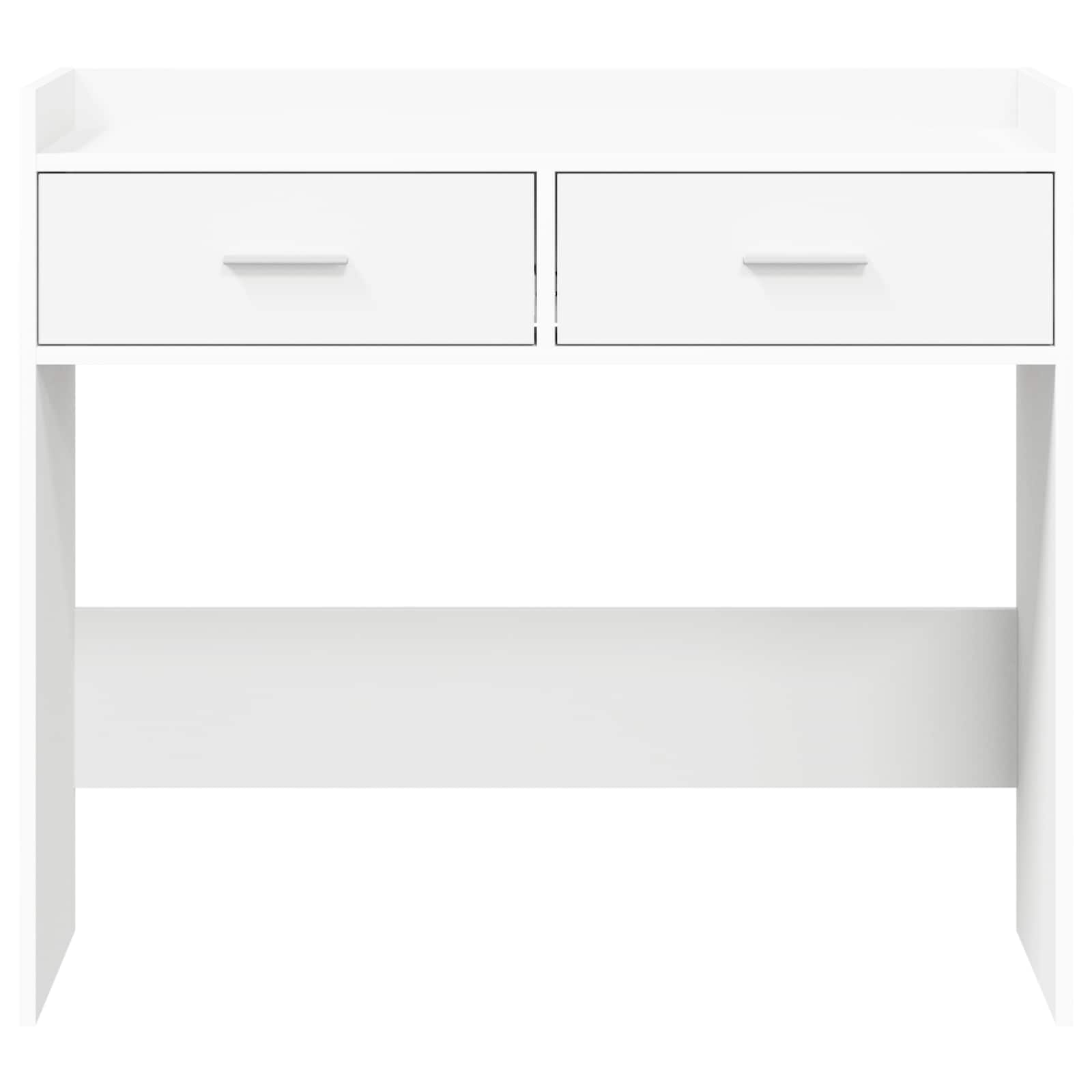 vidaXL Konsola Biały 90 x 35 x 80 cm Drewno inżynieryjne