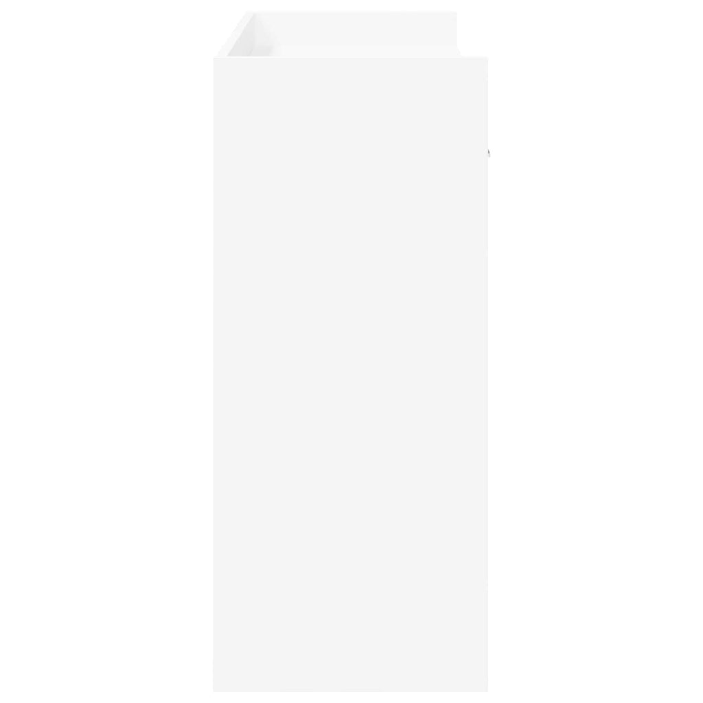 vidaXL Konsola Biały 90 x 35 x 80 cm Drewno inżynieryjne