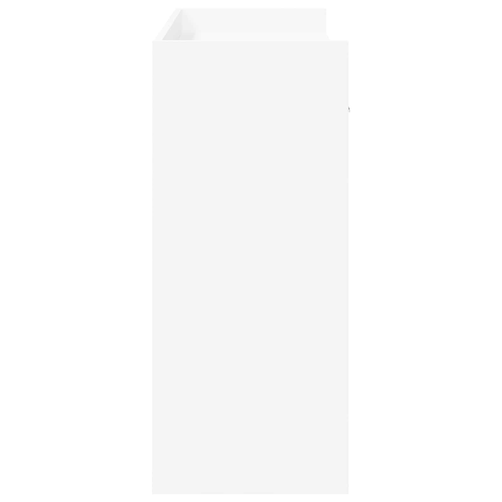 vidaXL Konsola Biały 90 x 35 x 80 cm Drewno inżynieryjne