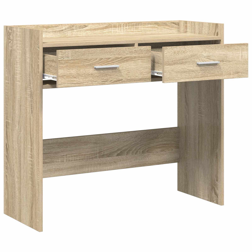 vidaXL Konsola dąb Sonoma 90 x 35 x 80 cm Drewno inżynieryjne