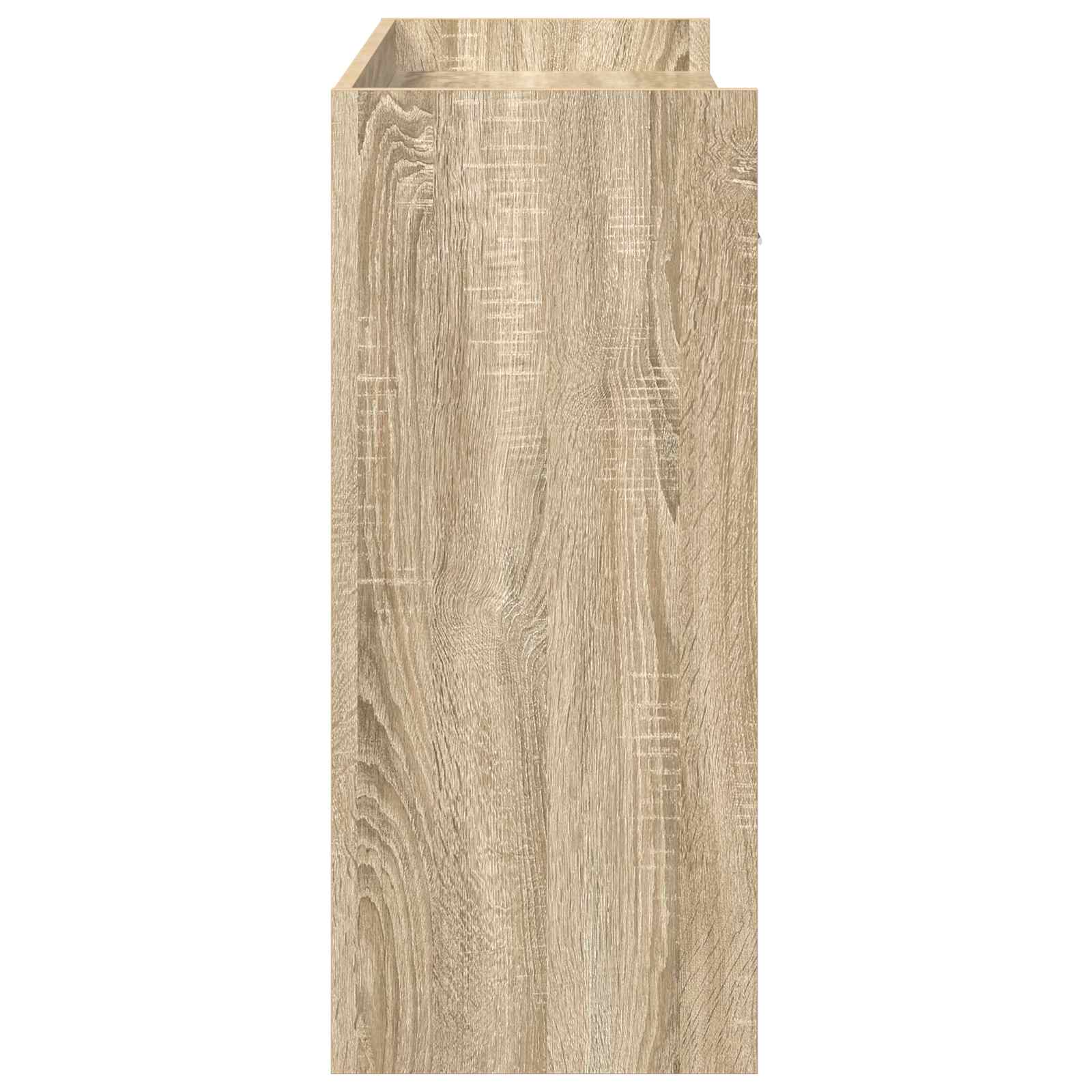 vidaXL Konsola dąb Sonoma 90 x 35 x 80 cm Drewno inżynieryjne