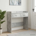 vidaXL Konsola Betonowy szary 90 x 35 x 80 cm Drewno inżynieryjne