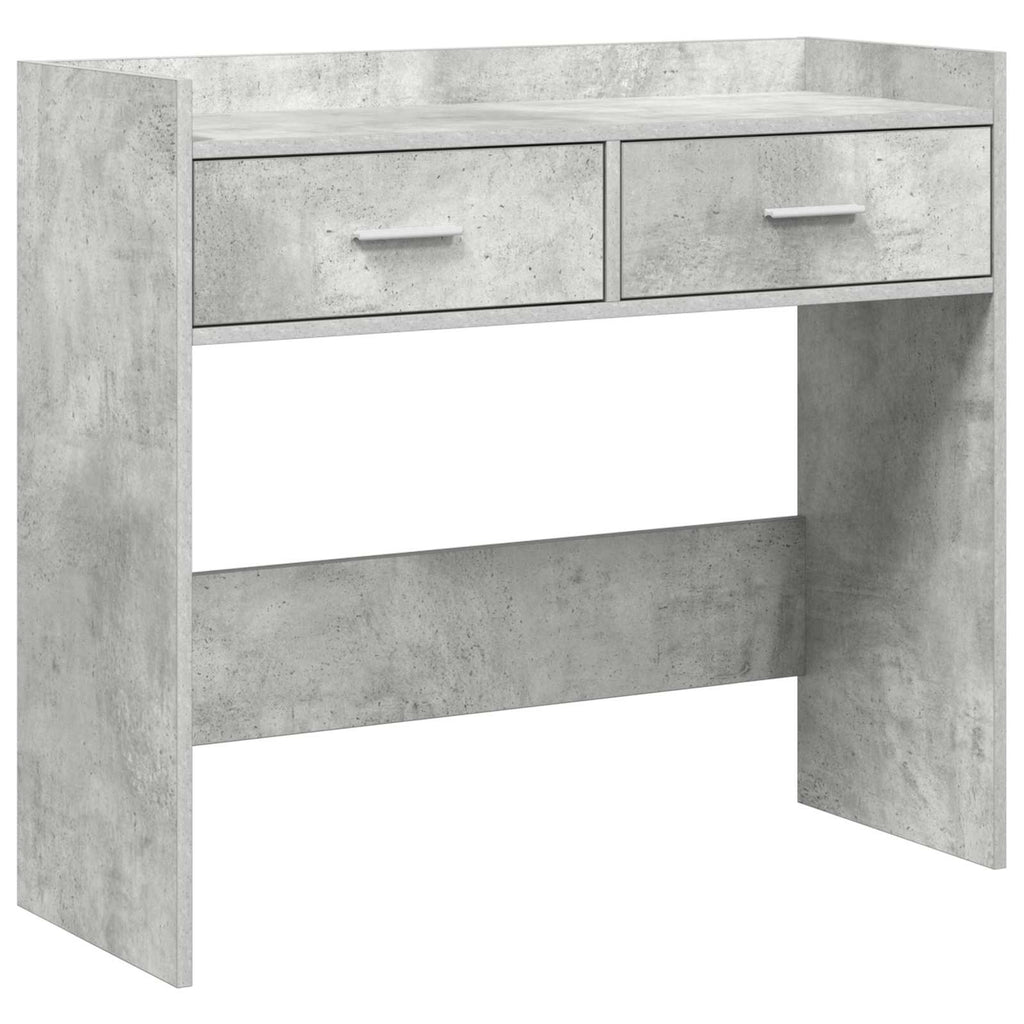 vidaXL Konsola Betonowy szary 90 x 35 x 80 cm Drewno inżynieryjne